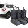 Pack de 6 sacs de voyage sur-mesure pour Nissan Qashqai+2 (J10) (de 2008 à 2013) - Gamme Pro.Line