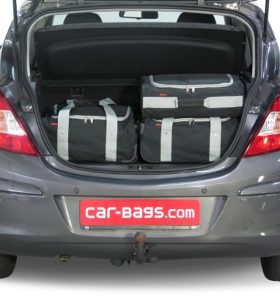 Pack de 4 sacs de voyage sur-mesure pour Opel Corsa D (de 2006 à 2014) - Gamme Classique