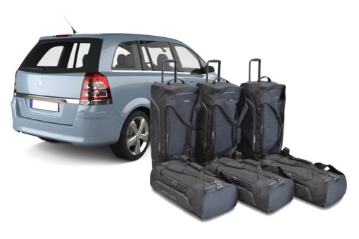 Pack de 6 sacs de voyage sur-mesure pour Opel Zafira B (de 2005 à 2011) - Gamme Pro.Line