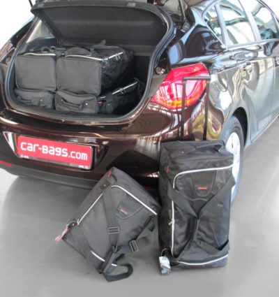 Pack de 6 sacs de voyage sur-mesure pour Opel Astra J (de 2009 à 2015) - Gamme Classique