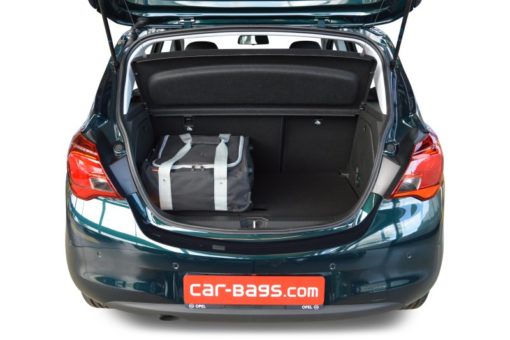 Pack de 4 sacs de voyage sur-mesure pour Opel Corsa E (de 2014 à 2019) - Gamme Classique
