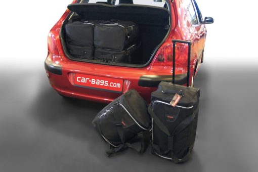 Pack de 6 sacs de voyage sur-mesure pour Peugeot 307 (de 2001 à 2008) - Gamme Classique