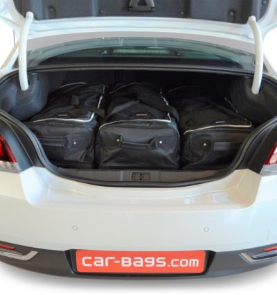 Pack de 6 sacs de voyage sur-mesure pour Peugeot 508 I (de 2010 à 2018) - Gamme Classique