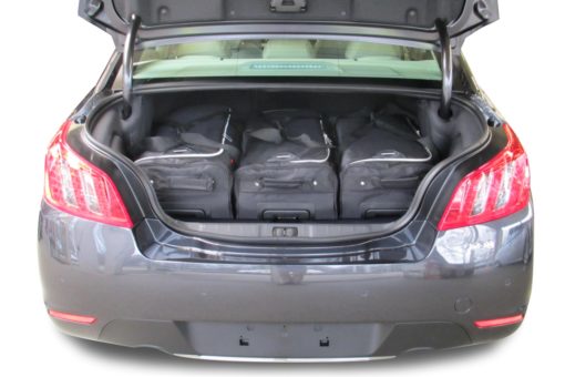 Pack de 6 sacs de voyage sur-mesure pour Peugeot 508 I (de 2012 à 2018) - Gamme Classique
