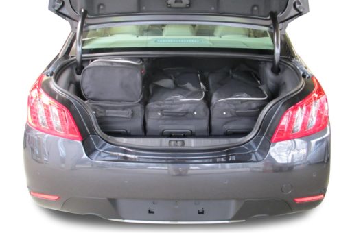 Pack de 6 sacs de voyage sur-mesure pour Peugeot 508 I (de 2012 à 2018) - Gamme Classique
