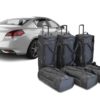 Pack de 6 sacs de voyage sur-mesure pour Peugeot 508 I (de 2012 à 2018) - Gamme Pro.Line
