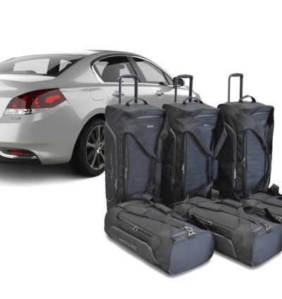 Pack de 6 sacs de voyage sur-mesure pour Peugeot 508 I (de 2012 à 2018) - Gamme Pro.Line