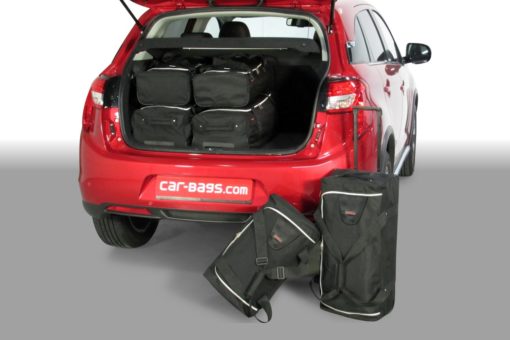 Pack de 6 sacs de voyage sur-mesure pour Peugeot 4008 (de 2012 à 2017) - Gamme Classique