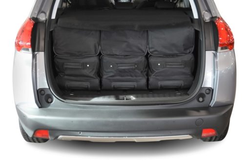 Pack de 6 sacs de voyage sur-mesure pour Peugeot 2008 I (de 2013 à 2019) - Gamme Classique
