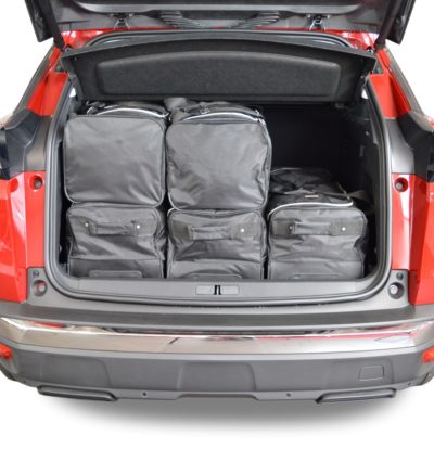 Pack de 6 sacs de voyage sur-mesure pour Peugeot 3008 II (depuis 2016) - Gamme Classique