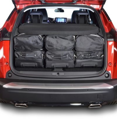 Pack de 6 sacs de voyage sur-mesure pour Peugeot 2008 II (depuis 2019) - Gamme Classique