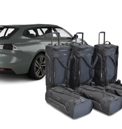 Pack de 6 sacs de voyage sur-mesure pour Peugeot 508 II SW (depuis 2019) - Gamme Pro.Line