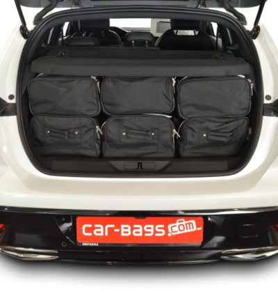 Pack de 6 sacs de voyage sur-mesure pour Peugeot 308 III (depuis 2021) - Gamme Classique
