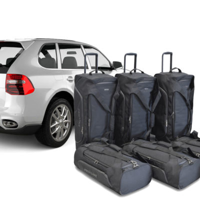 Pack de 6 sacs de voyage sur-mesure pour Porsche Cayenne I (9PA) (de 2002 à 2010) - Gamme Pro.Line