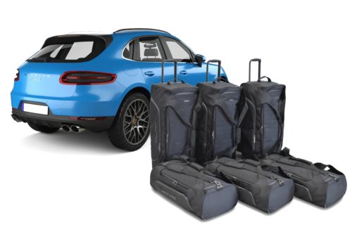 Pack de 6 sacs de voyage sur-mesure pour Porsche Macan (95B) (depuis 2014) - Gamme Pro.Line