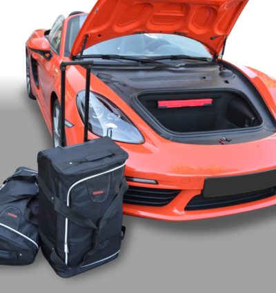 Pack de 2 sacs de voyage sur-mesure pour Porsche 718 Cayman (982) (depuis 2016) - Gamme Classique