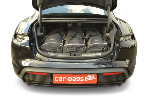 Pack de 6 sacs de voyage sur-mesure pour Porsche Taycan (depuis 2019) - Gamme Classique