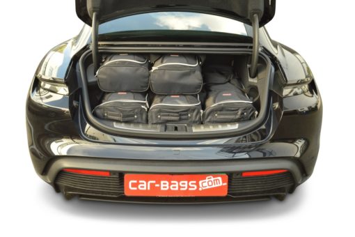 Pack de 6 sacs de voyage sur-mesure pour Porsche Taycan (depuis 2019) - Gamme Classique