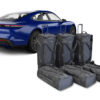 Pack de 6 sacs de voyage sur-mesure pour Porsche Taycan (depuis 2019) - Gamme Pro.Line