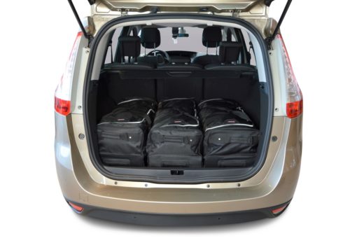 Pack de 6 sacs de voyage sur-mesure pour Renault Grand Scénic III (de 2009 à 2016) - Gamme Classique
