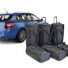 Pack de 6 sacs de voyage sur-mesure pour Renault Laguna III Estate - Grandtour (de 2007 à 2015) - Gamme Pro.Line