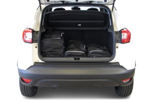 Pack de 6 sacs de voyage sur-mesure pour Renault Captur I (de 2013 à 2019) - Gamme Classique