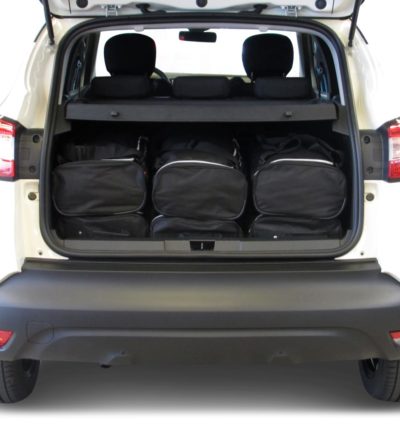 Pack de 6 sacs de voyage sur-mesure pour Renault Captur I (de 2013 à 2019) - Gamme Classique