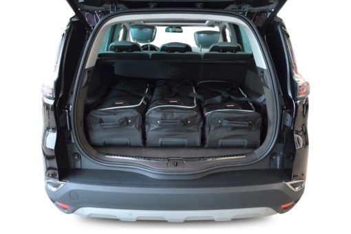 Pack de 6 sacs de voyage sur-mesure pour Renault Espace V (depuis 2015) - Gamme Classique