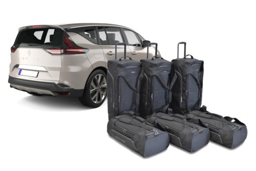 Pack de 6 sacs de voyage sur-mesure pour Renault Espace V (depuis 2015) - Gamme Pro.Line