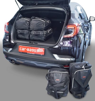 Pack de 6 sacs de voyage sur-mesure pour Renault Captur II (depuis 2019) - Gamme Classique
