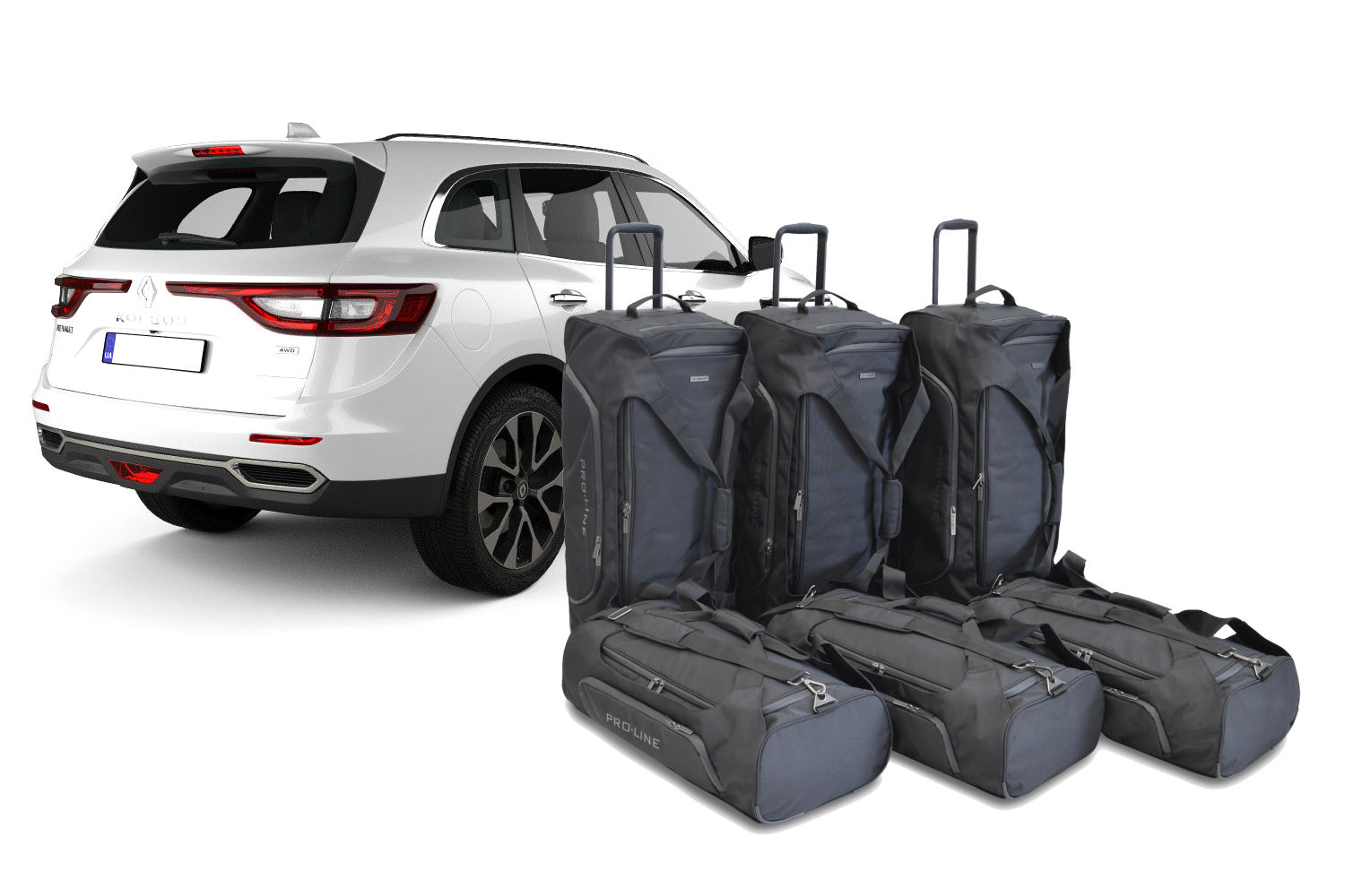 Pack de 6 sacs de voyage sur-mesure pour Renault Koleos II (depuis