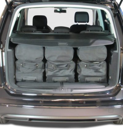 Pack de 6 sacs de voyage sur-mesure pour Seat Alhambra II (7N) (de 2010 à 2022) - Gamme Classique