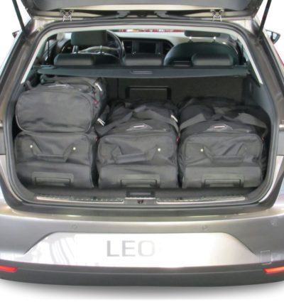 Pack de 6 sacs de voyage sur-mesure pour Seat Leon ST (5F) (de 2014 à 2020) - Gamme Classique