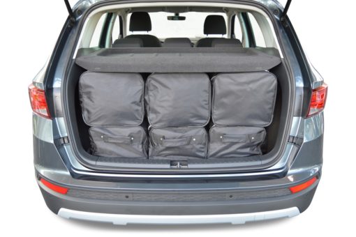 Pack de 6 sacs de voyage sur-mesure pour Seat Ateca (depuis 2016) - Gamme Classique