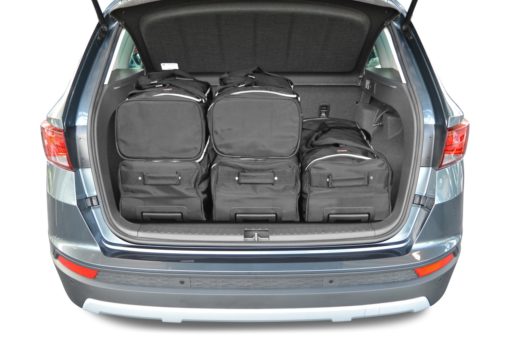 Pack de 6 sacs de voyage sur-mesure pour Seat Ateca (depuis 2016) - Gamme Classique