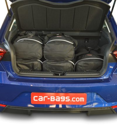 Pack de 6 sacs de voyage sur-mesure pour Seat Ibiza (6F) (depuis 2017) - Gamme Classique