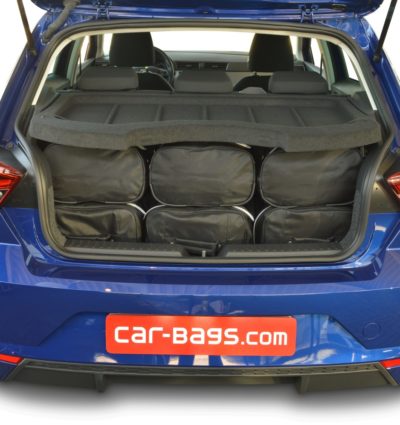 Pack de 6 sacs de voyage sur-mesure pour Seat Ibiza (6F) (depuis 2017) - Gamme Classique