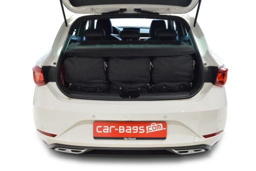 Pack de 6 sacs de voyage sur-mesure pour Seat Leon (KL) (depuis 2020) - Gamme Classique