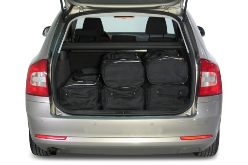 Pack de 6 sacs de voyage sur-mesure pour Skoda Octavia II Combi (1Z) (de 2004 à 2013) - Gamme Classique