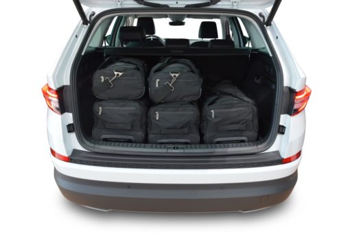 Pack de 6 sacs de voyage sur-mesure pour Skoda Kodiaq (NS) (depuis 2017) - Gamme Pro.Line