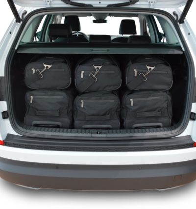 Pack de 6 sacs de voyage sur-mesure pour Skoda Kodiaq (NS) (depuis 2017) - Gamme Pro.Line