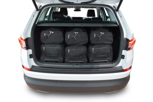 Pack de 6 sacs de voyage sur-mesure pour Skoda Kodiaq (NS) (depuis 2017) - Gamme Pro.Line