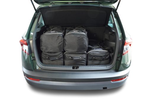 Pack de 6 sacs de voyage sur-mesure pour Skoda Karoq (NU) (depuis 2017) - Gamme Classique