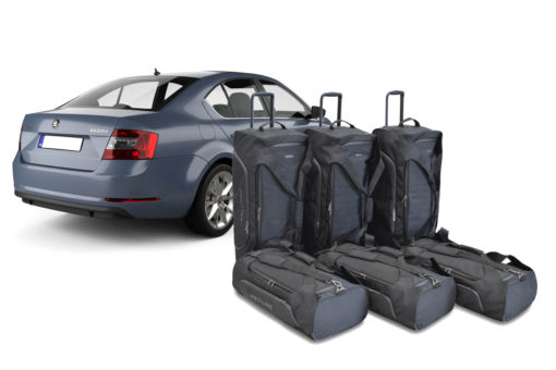 Pack de 6 sacs de voyage sur-mesure pour Skoda Octavia IV (NX) (depuis 2020) - Gamme Pro.Line