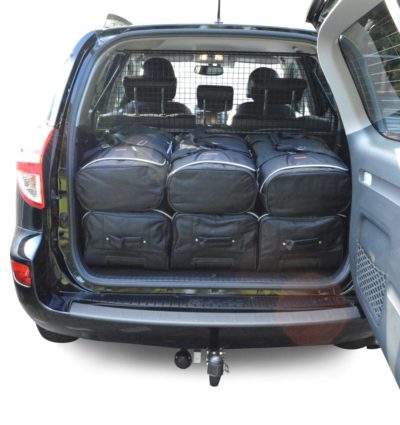 Pack de 6 sacs de voyage sur-mesure pour Toyota RAV4 III (XA30) (de 2006 à 2013) - Gamme Classique