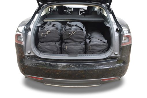 Pack de 6 sacs de voyage sur-mesure pour Tesla Model S (depuis 2012) - Gamme Pro.Line