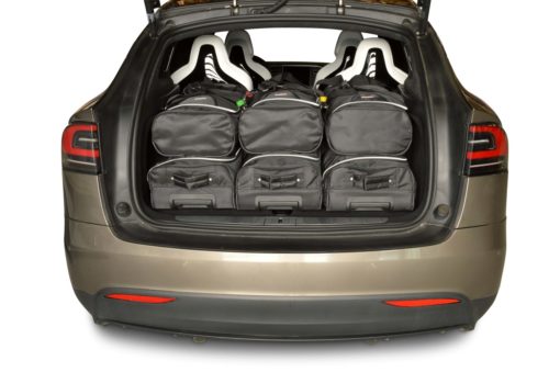 Pack de 6 sacs de voyage sur-mesure pour Tesla Model X (depuis 2015) - Gamme Classique