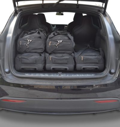 Pack de 6 sacs de voyage sur-mesure pour Tesla Model X (depuis 2015) - Gamme Pro.Line