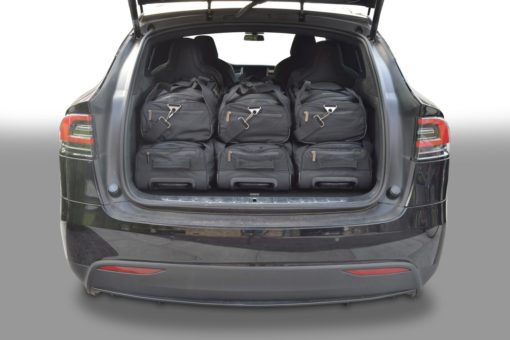 Pack de 6 sacs de voyage sur-mesure pour Tesla Model X (depuis 2015) - Gamme Pro.Line