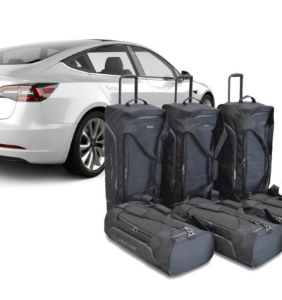 Pack de 6 sacs de voyage sur-mesure pour Tesla Model 3 (depuis 2018) - Gamme Pro.Line